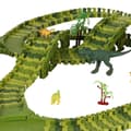 Miniatyrbillede 3 af 10: Racerbana dinosaurier bilar 240 element