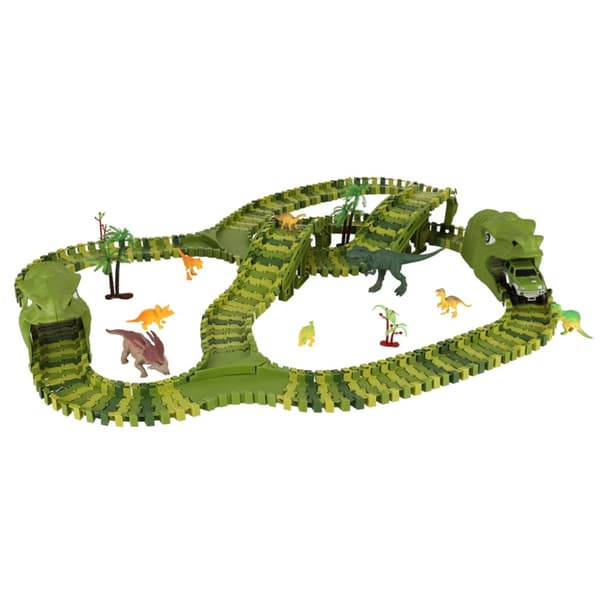 Racerbana dinosaurier bilar 240 element