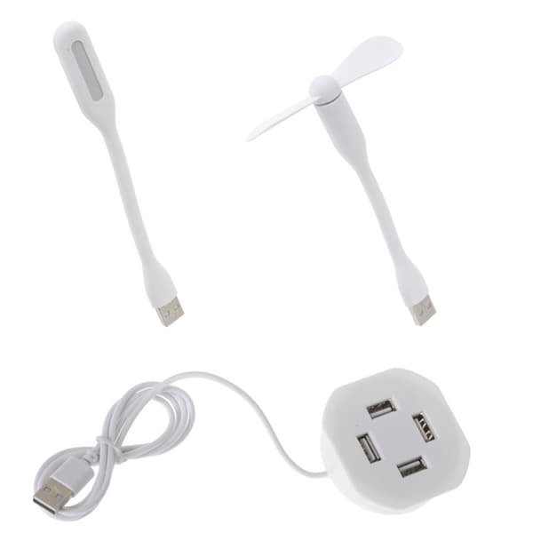 Laptopbord, hopfällbart sängstativ med USB-kabel