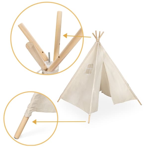 Indiskt hustält för barn Tipi Wigwam 135cm