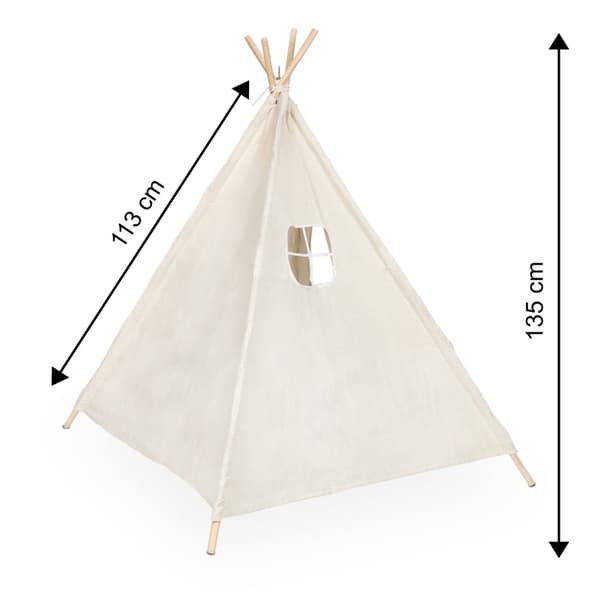 Indiskt hustält för barn Tipi Wigwam 135cm