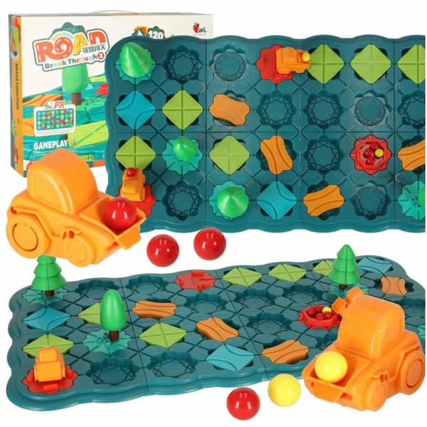 Pussel brädspel labyrint hinderbana 56el