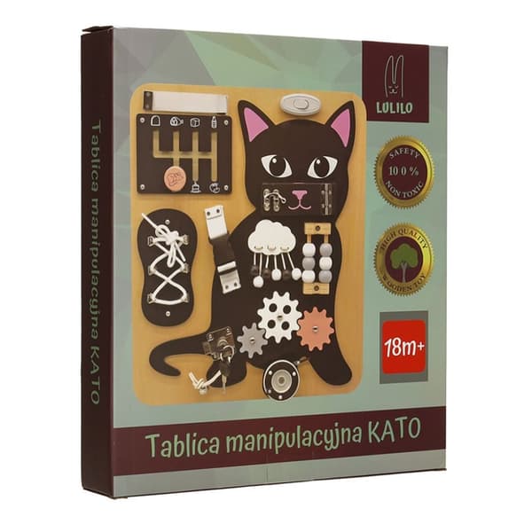 Sensorisk manipulationsbräda Kattunge LULILO KICIAO