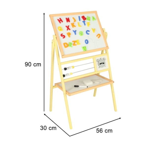 Svarttavla whiteboard 30x56x90 persika