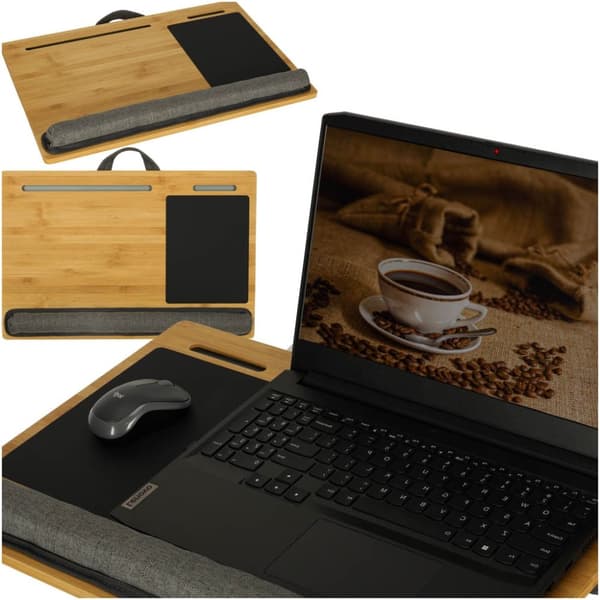 Laptopbord för sängstativ i trä