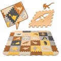 Miniatyrbillede 7 af 11: Skumpusselmatta / lekhage 36 delar dinosaurier 143 cm x 143 cm x 1 cm