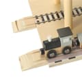 Miniatyrbild 6 av 7: Träkran kran hamn + bilfartyg