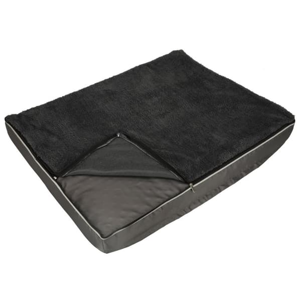 Ortopedisk hundbädd grå 90x70x10cm