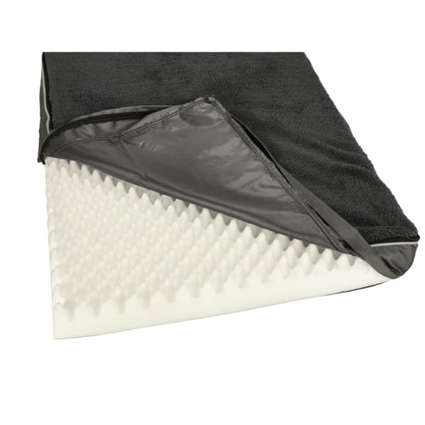 Ortopedisk hundbädd grå 90x70x10cm