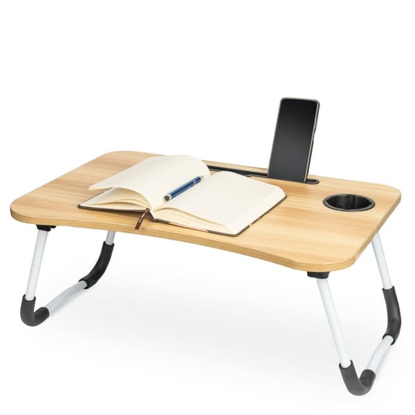 Hopfällbart laptopbord för sängstativ