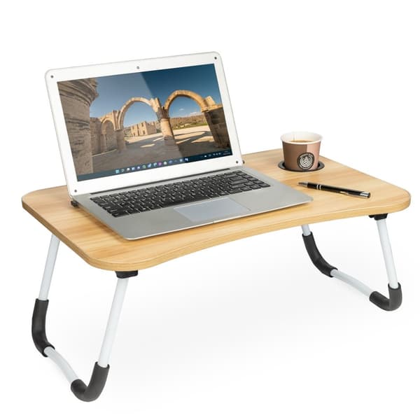 Hopfällbart laptopbord för sängstativ