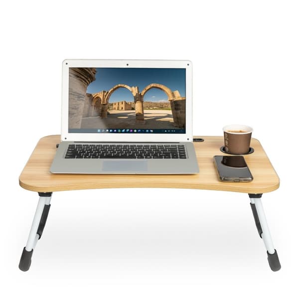 Hopfällbart laptopbord för sängstativ