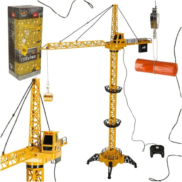RC-kran med krok 4CH 128cm