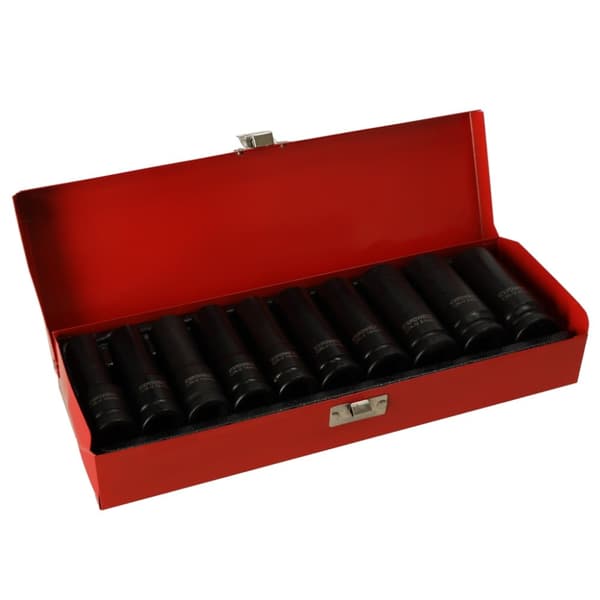 Krafthylsor 1/2'' 10-24 mm sats 10 el.