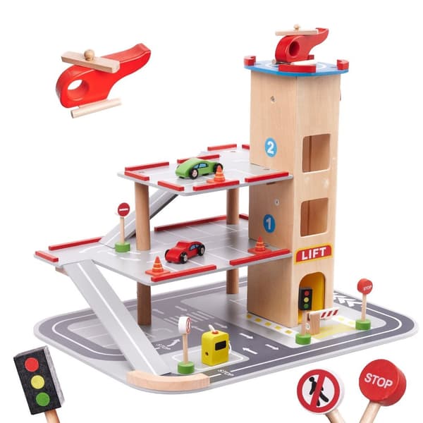 träparkering BENINO dubbeldäckad stadsgarage