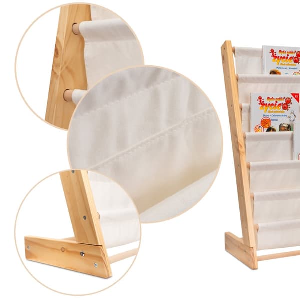 Barnbokhylla, hyllplan 79 cm