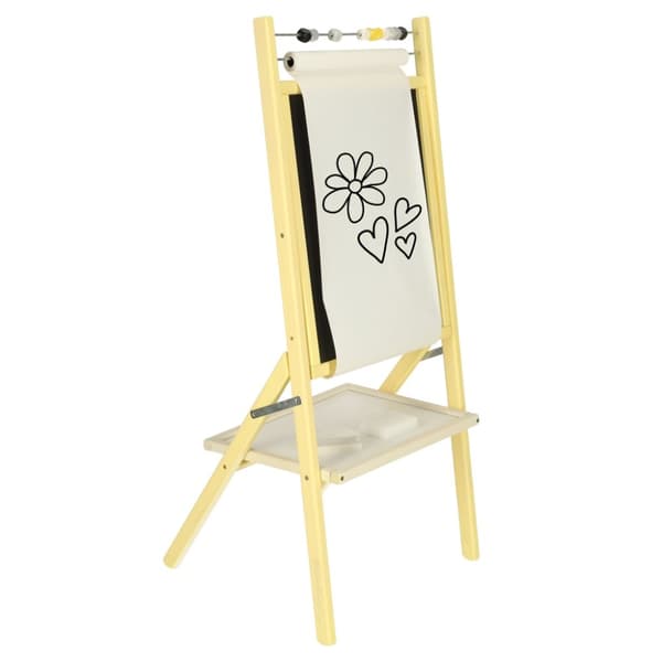 Torrsuderbar griffeltavla 46x43x89 askgrå