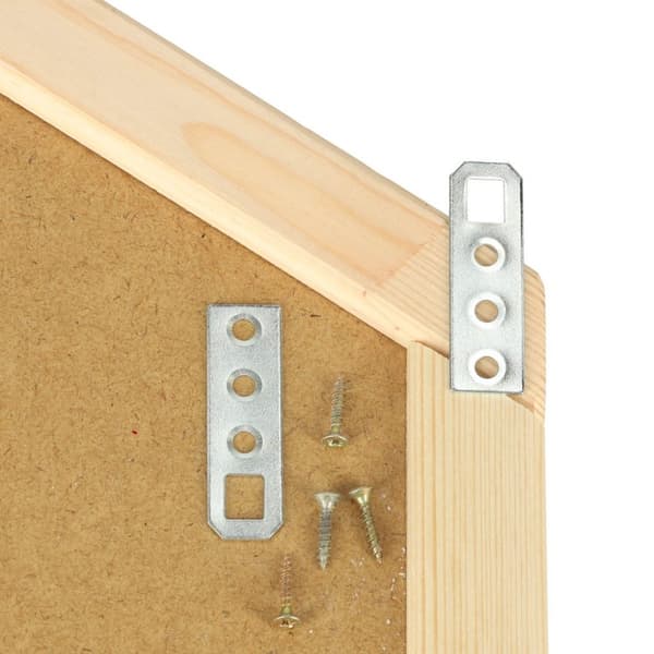 Magnetisk griffeltavla med hängande hus + bokstäver kritsvamp
