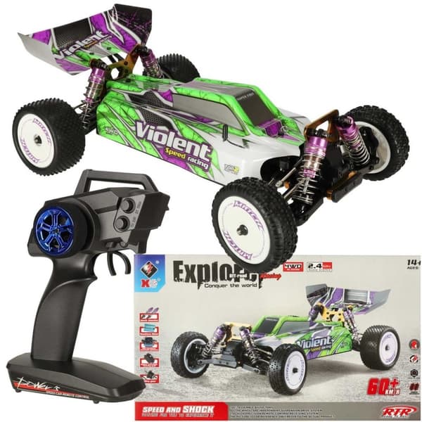 Fjärrstyrd bil RC WLToys 104002 1:10 4WD 2.4Ghz