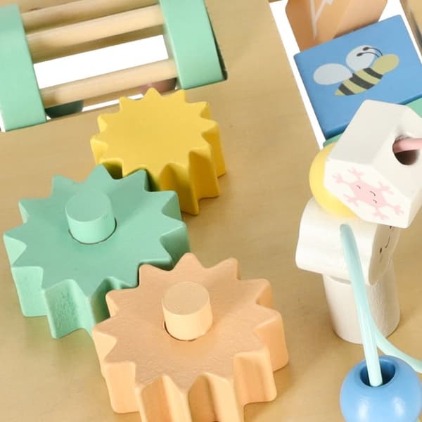 Montessori färgglatt manipulativt bord