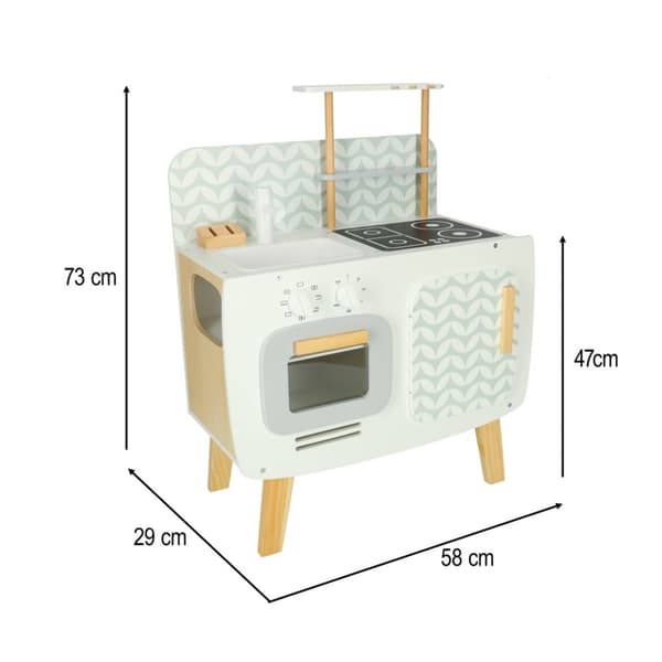 Träkök MDF LULILO retro tillbehör
