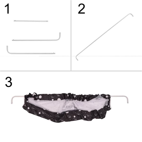 Säkerhetsgrind sängskydd 200 cm cz