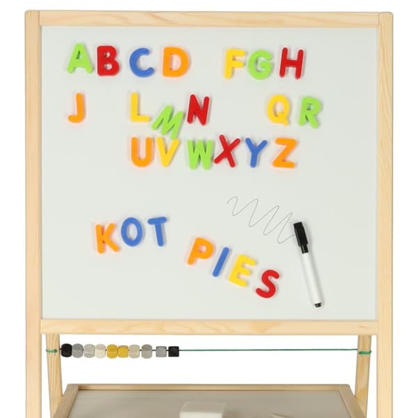 Svarttavla whiteboard 37x48x90 naturfärgad