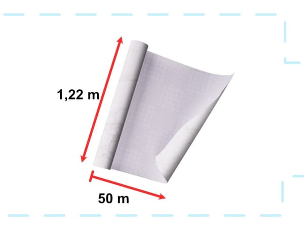 Dekorplast / Möbelfolie - Marmor - 1,22x50m