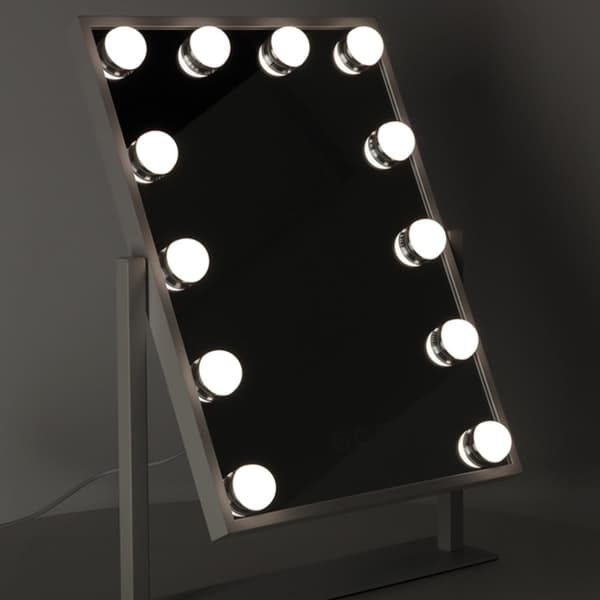 LED-sminkspegel med USB-lampor 30x40cm