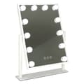Miniatyrbilde 2 av 10: LED-sminkspegel med USB-lampor 30x40cm