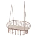 Miniatyrbilde 2 av 5: Dubbelt storkbo med tofsar beige