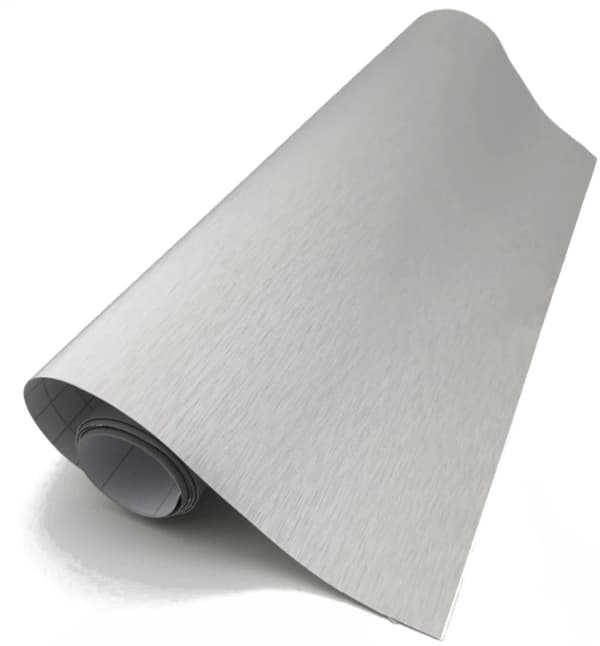 Folierulle metallic borstad grå 1,52x30m