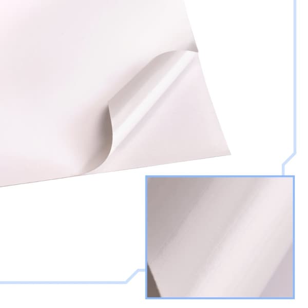 Dekorplast / Möbelfolie - Matt Vit - 1,52x28m