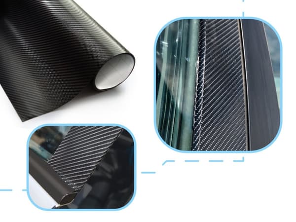 Carbon 4D rullfilm svart 1,52x30m