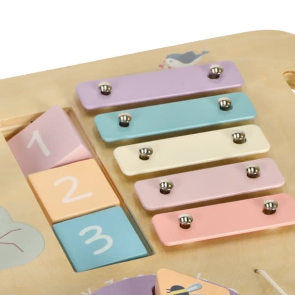 Montessori pastell manipulativt bord