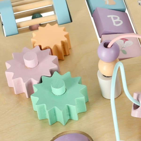 Montessori pastell manipulativt bord