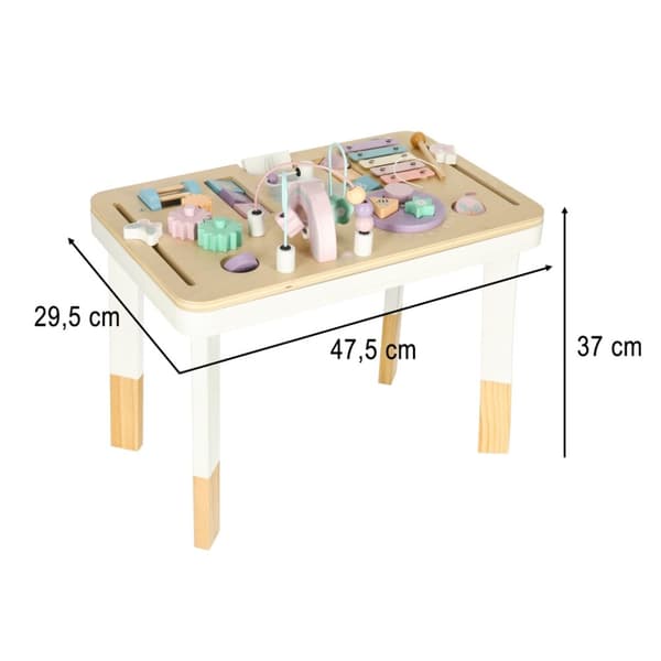 Montessori pastell manipulativt bord