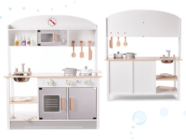 Barnkök i trä i MDF MODERN CLASSIC+ tillbehör