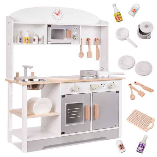Barnkök i trä i MDF MODERN CLASSIC+ tillbehör