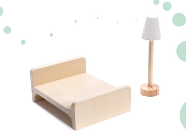 Trädockhus FLORO boho LED