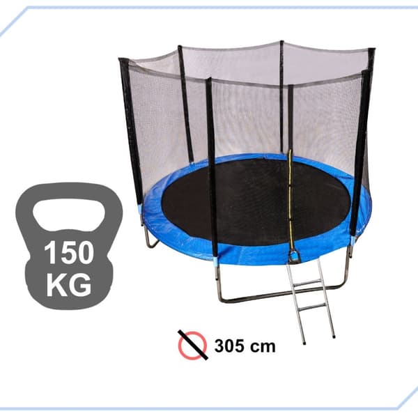 Barnens trädgårdstrampolinnät 305 cm