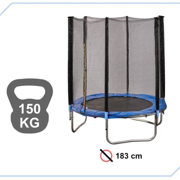 Barnens trädgårdstrampolinnät 183 cm