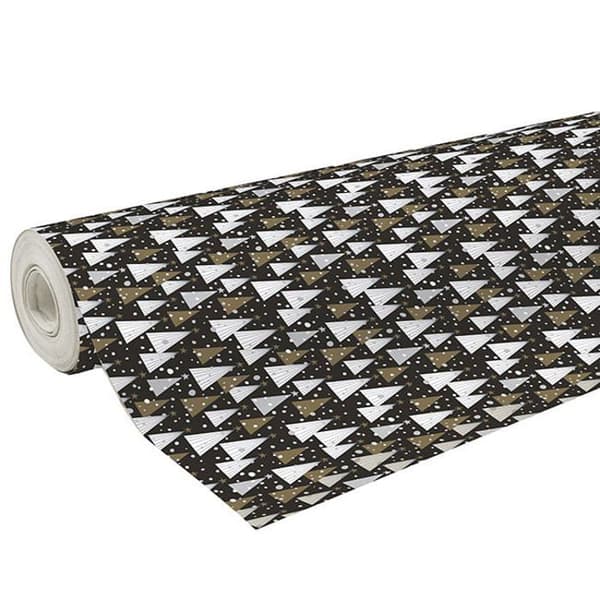 Stor rulle 50m ALLIANCE presentpapper med granmotiv