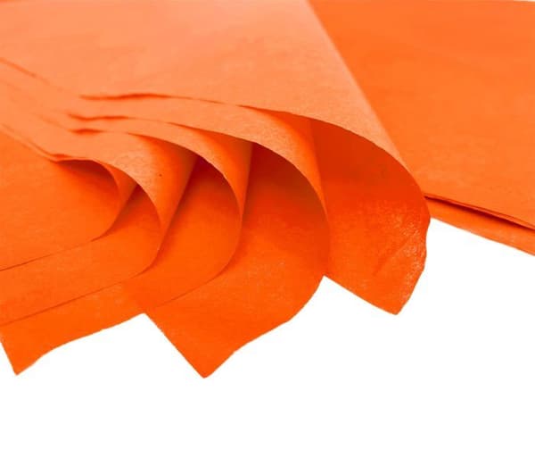 Creavvee presentpapper - F7167 - Decoupage silkespapper 28 ark format 50x70cm Orange