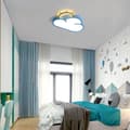 Miniatyrbillede 10 af 10: Takplafond LED vägglampa moln blå