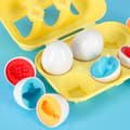 Miniatyrbillede 7 af 11: Pusselägg block montessori frukt & grönsaker 6 st