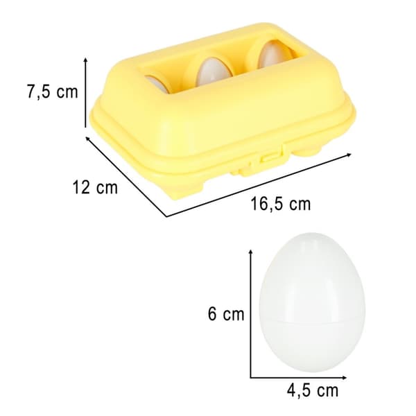 Pusselägg block montessori frukt & grönsaker 6 st