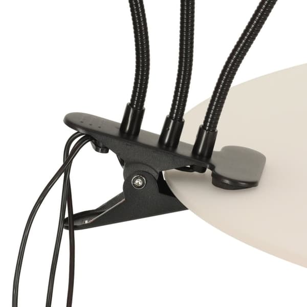 LED växtlampa panel med 3 lampor