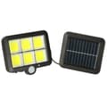 Miniatyrbild 6 av 11: Solcellsrörelse- och skymningssensorlampa 120 LED