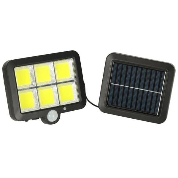 Solcellsrörelse- och skymningssensorlampa 120 LED